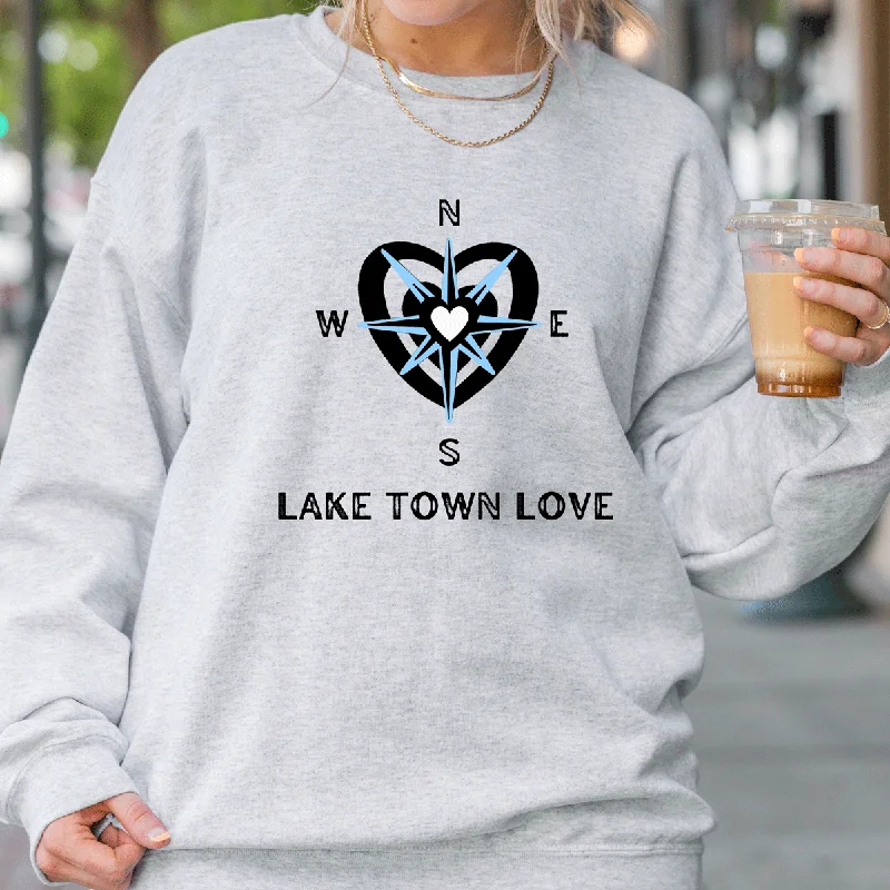 Today’s Deal Lake Town Love - Unisex Crewneck Sweatshirt