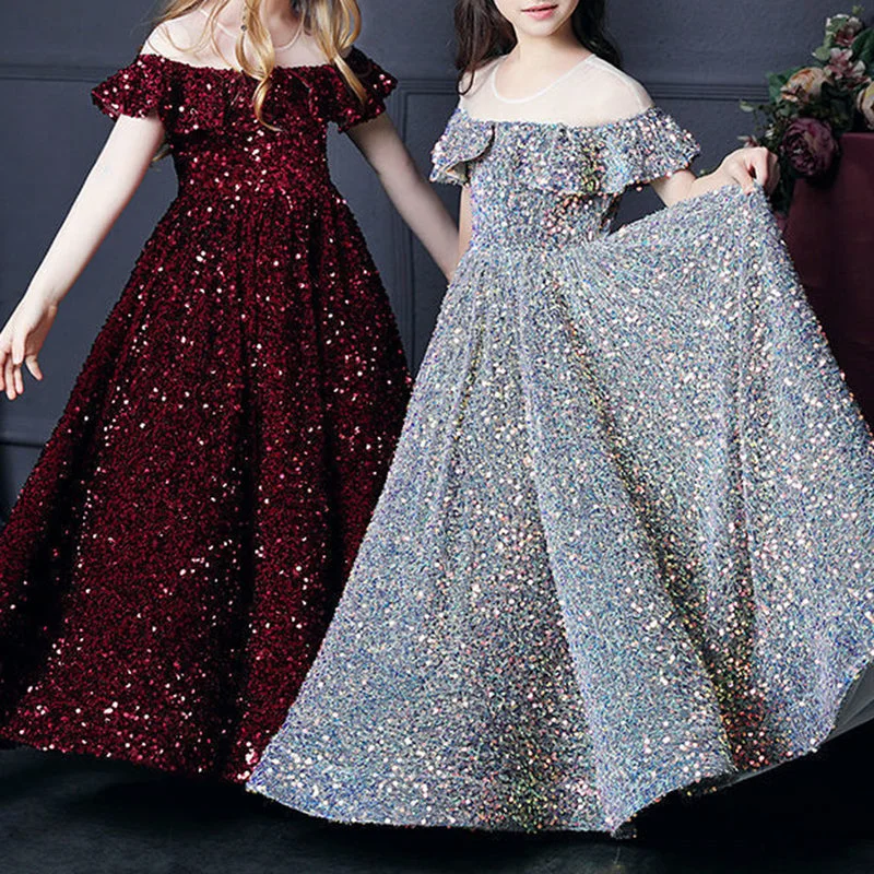 Huge Savings Girl Pageant Dress Little Girl Summer Gorgeous Sequin Dinner Party Princess Dress Huge Savings Girl Pageant Dress Little Girl Summer Gorgeous Sequin Dinner Party Princess Dress
