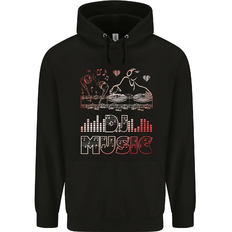 The Best Prices DJ Music Techno Dance Rave Acid House Mens 80% Cotton Hoodie