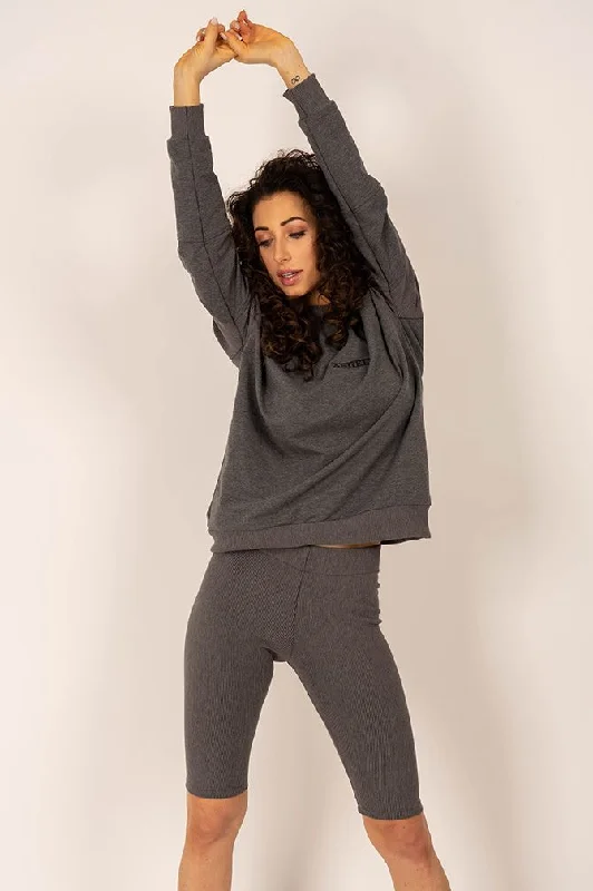Deal Alert Mag Sweatshirt Grey