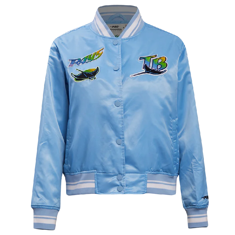 Price Rollback CHAMARRA DE SATÉN MLB TAMPA BAY RAYS RETRO CLASSICS PARA MUJER