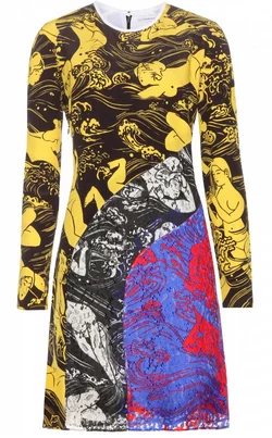 New Markdowns Lace Mix Print Dress