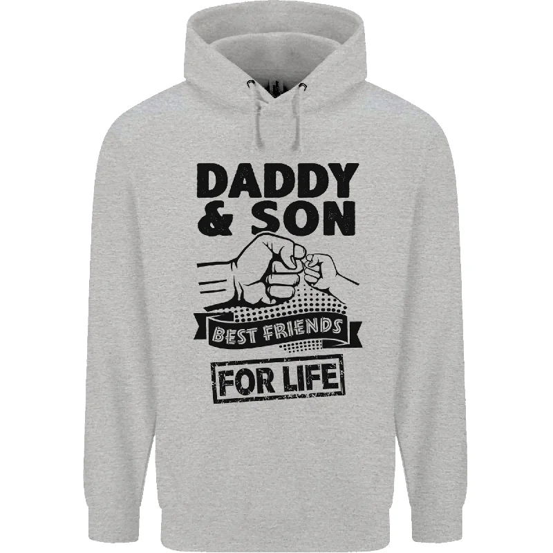 Price Cut Daddy & Son Best Friends Fathers Day Mens 80% Cotton Hoodie