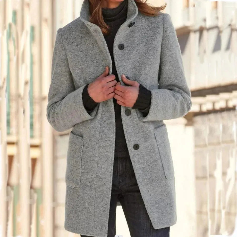 Early Bird Discount Elegant Single-Breasted Women Trench Coat