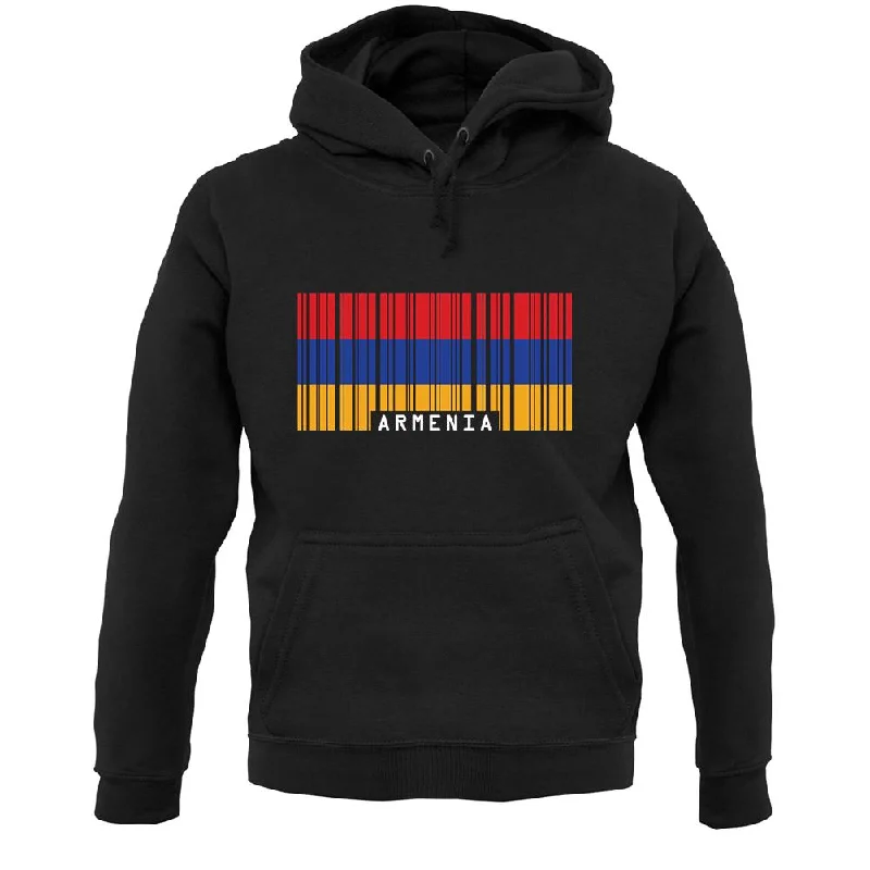 Super Bargain Armenia Barcode Style Flag Unisex Hoodie