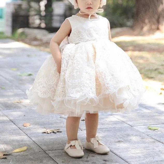 Lowest Price Baby Girl White Puffy Wedding Flower Girl Dress Christening Dress Princess Dress Easter Dress For Toddler Lowest Price Baby Girl White Puffy Wedding Flower Girl Dress Christening Dress Princess Dress Easter Dress For Toddler