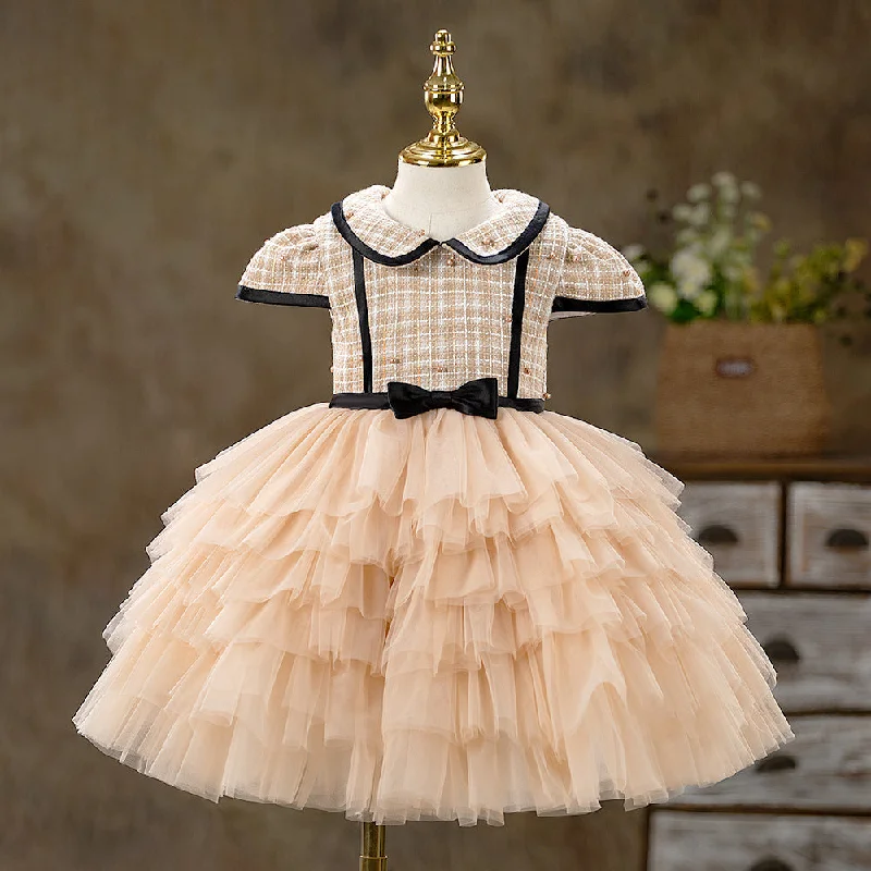 Midnight Sale Toddler Prom Dress Baby Girl Princess Cake Dress First Communion Princess Dress