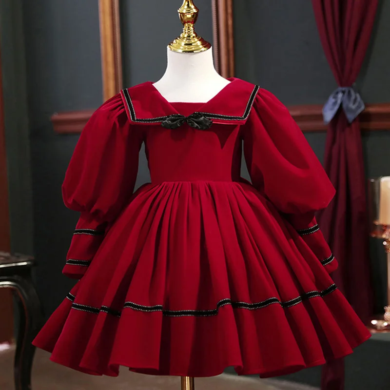 Overstock Girl Christmas Dress Flower Girl Dress Toddler Winter Red Long Sleeve Fluffy Pageant Princess Dress Overstock Girl Christmas Dress Flower Girl Dress Toddler Winter Red Long Sleeve Fluffy Pageant Princess Dress