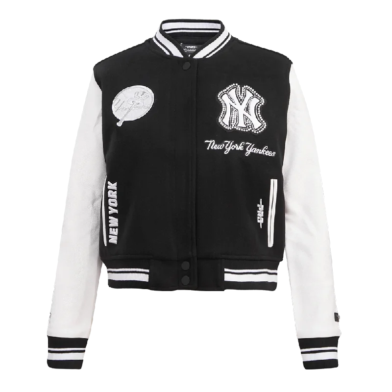 CHAMARRA UNIVERSITARIA MLB NEW YORK YANKEES PEARLS PARA MUJER