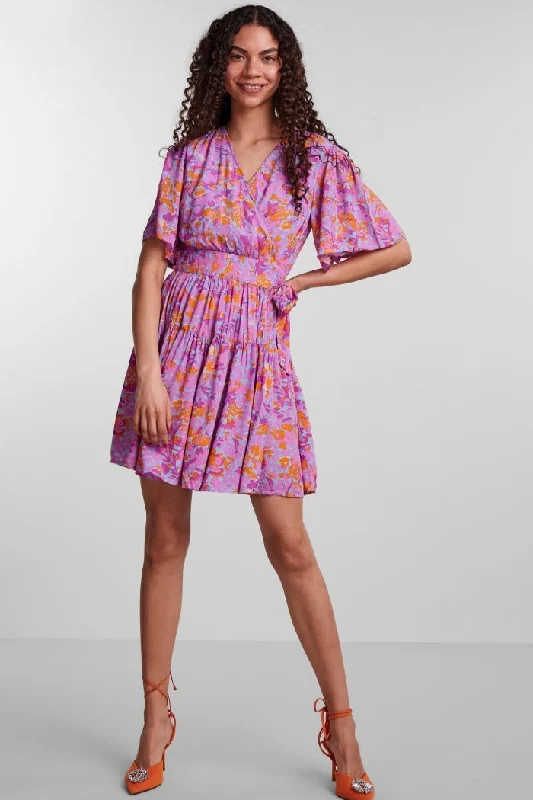 Price Drop Alert Y.A.S 2/4 PINK WRAP DRESS