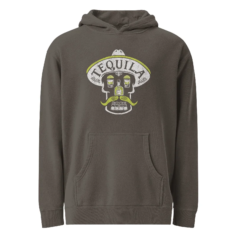 Today’s Special Tequila Skull Vintage Wash Pullover Hoodie