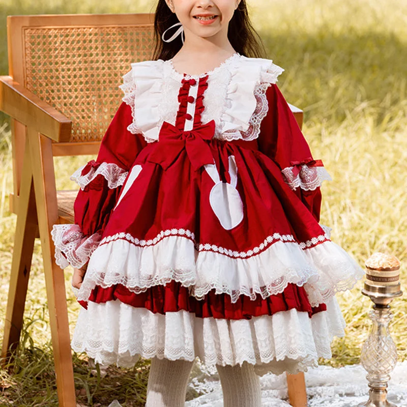 Extra Savings Baby Girl Dress Little Girl Vintage Long Sleeve Lolita Fluffy Party Princess Dress Extra Savings Baby Girl Dress Little Girl Vintage Long Sleeve Lolita Fluffy Party Princess Dress