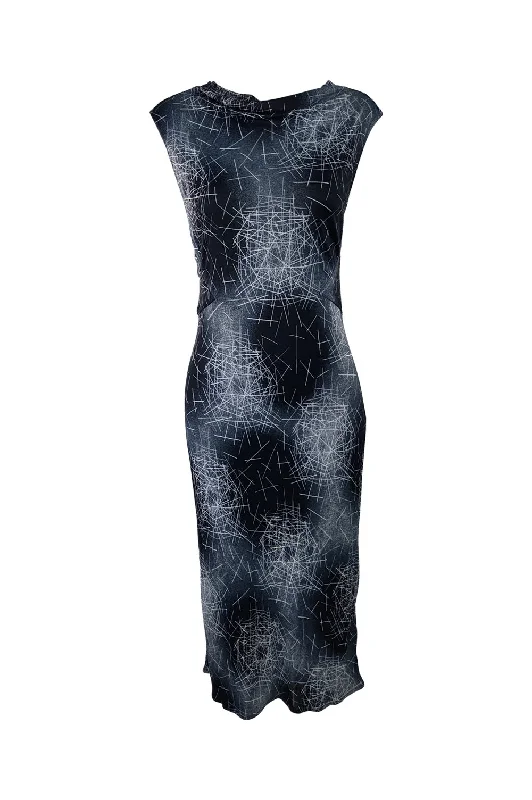 Fantastic Deals Vintage Open Back Cocktail Party Dress, 1990s
