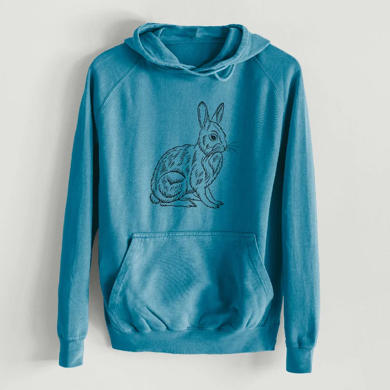 Clearance Items Snoeshoe Hare  - Mid-Weight Unisex Vintage 100% Cotton Hoodie