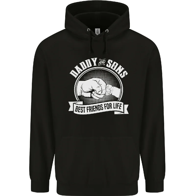 Super Deal Daddy & Sons Best Friends for Life Mens 80% Cotton Hoodie