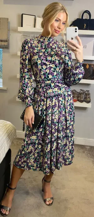 Shop and Save Kathryn Floral Midi Dress