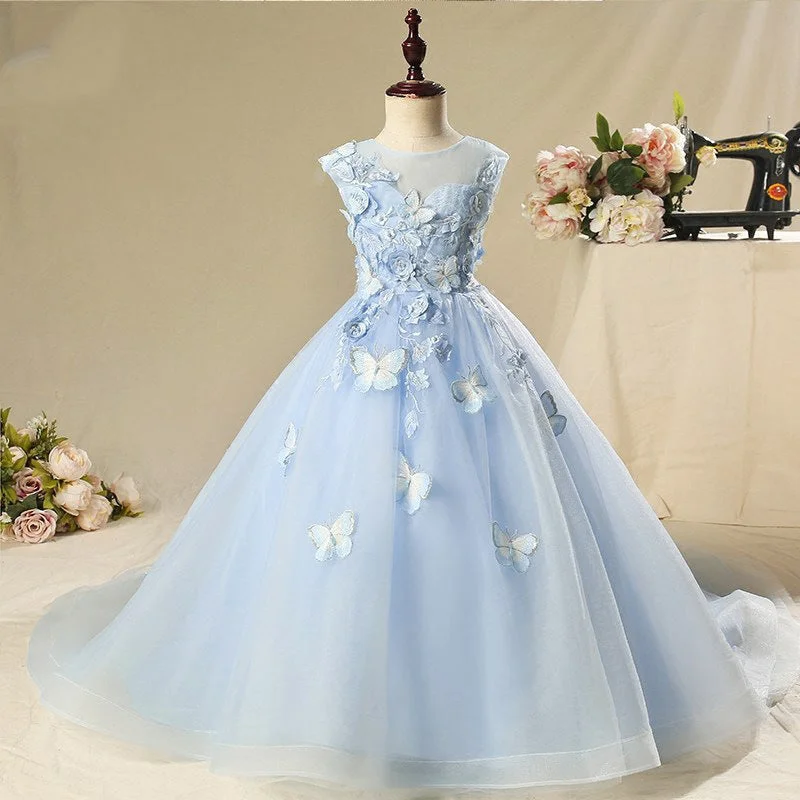 Fantastic Offers Toddler Girl Pageant Dress Summer Butterfly Flower Girl Princess Communion Dress Fantastic Offers Toddler Girl Pageant Dress Summer Butterfly Flower Girl Princess Communion Dress