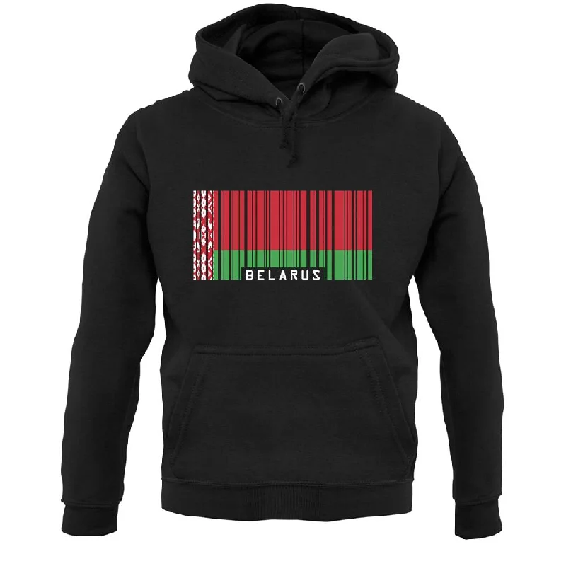 Today’s Deal Belarus Barcode Style Flag Unisex Hoodie