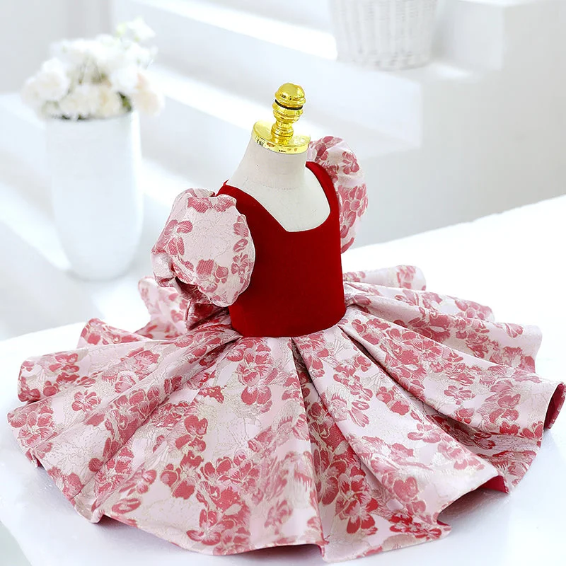 Deal of the Week Baby Girl Summer Flower Dress Girl Princess Formal Puff Sleeves Dress Deal of the Week Baby Girl Summer Flower Dress Girl Princess Formal Puff Sleeves Dress
