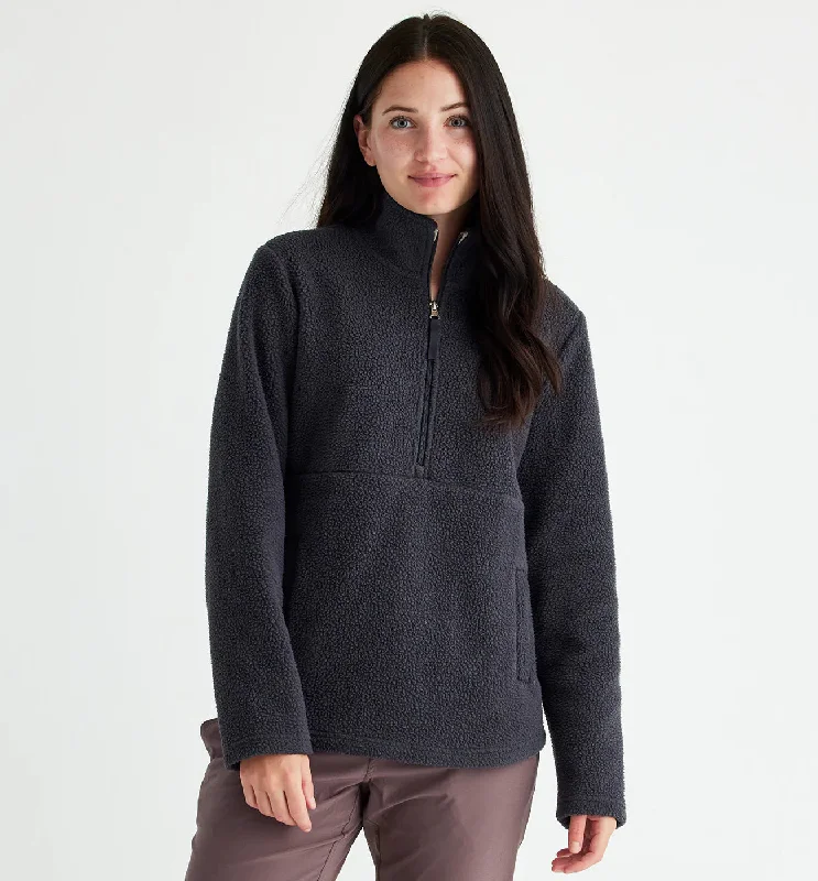 Can't Miss Women's Bamboo Sherpa Fleece Half Zip