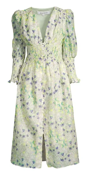 Steals and Deals Matria Smocked Floral Dress
