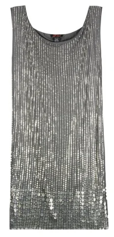 Deal of the Day Metal Paillette Dress