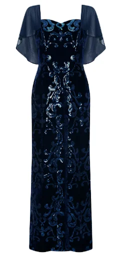 The Best Prices Tala Sequin Velvet Gown