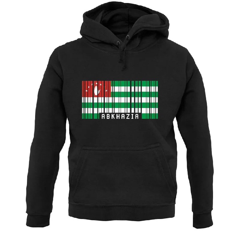 Bargain Blast Abkhazia Barcode Style Flag Unisex Hoodie