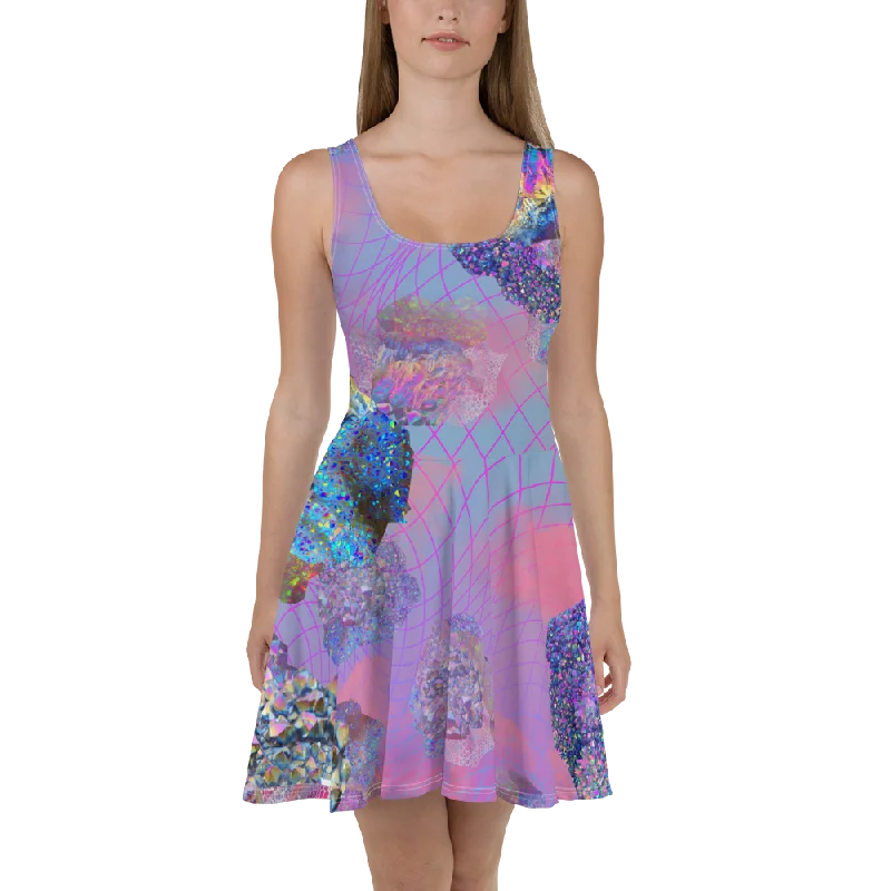 Crystal Clouds Skater Dress