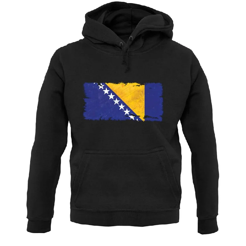 Price Rollback Bosnia And Herzegovina Grunge Style Flag Unisex Hoodie