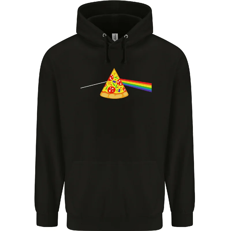Special Savings Dark Side of the Pizza Funny Food Mens 80% Cotton Hoodie