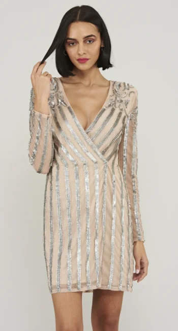 Don't Wait Starlet Embellished Mini Dress