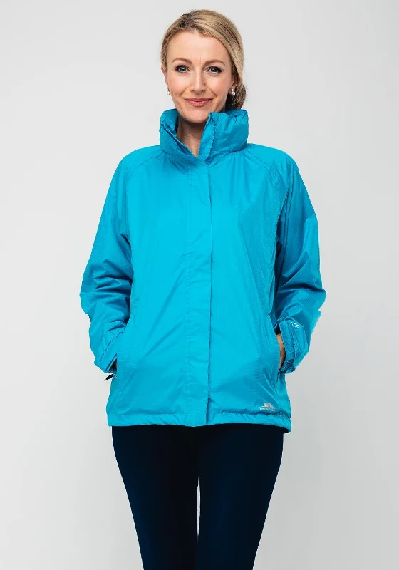 Best Deals Trespass Waterproof Hooded Jacket, Bermuda Blue