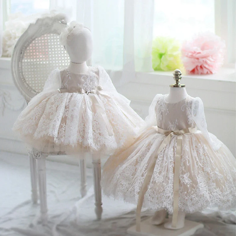 Now or Never Baptism Dresses Girl Lace Puffy Princess Dresses Baby Girl Prom Formal Dresses Now or Never Baptism Dresses Girl Lace Puffy Princess Dresses Baby Girl Prom Formal Dresses