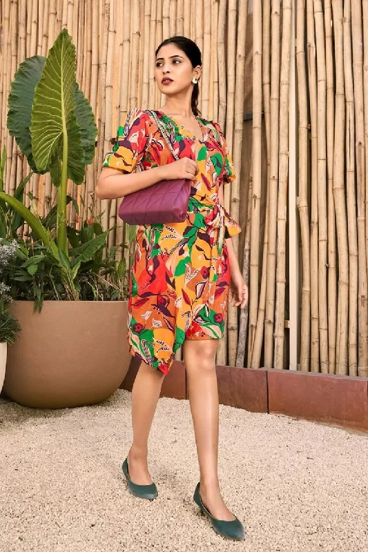 Crazy Deals Verveprint Bodyflow Dress