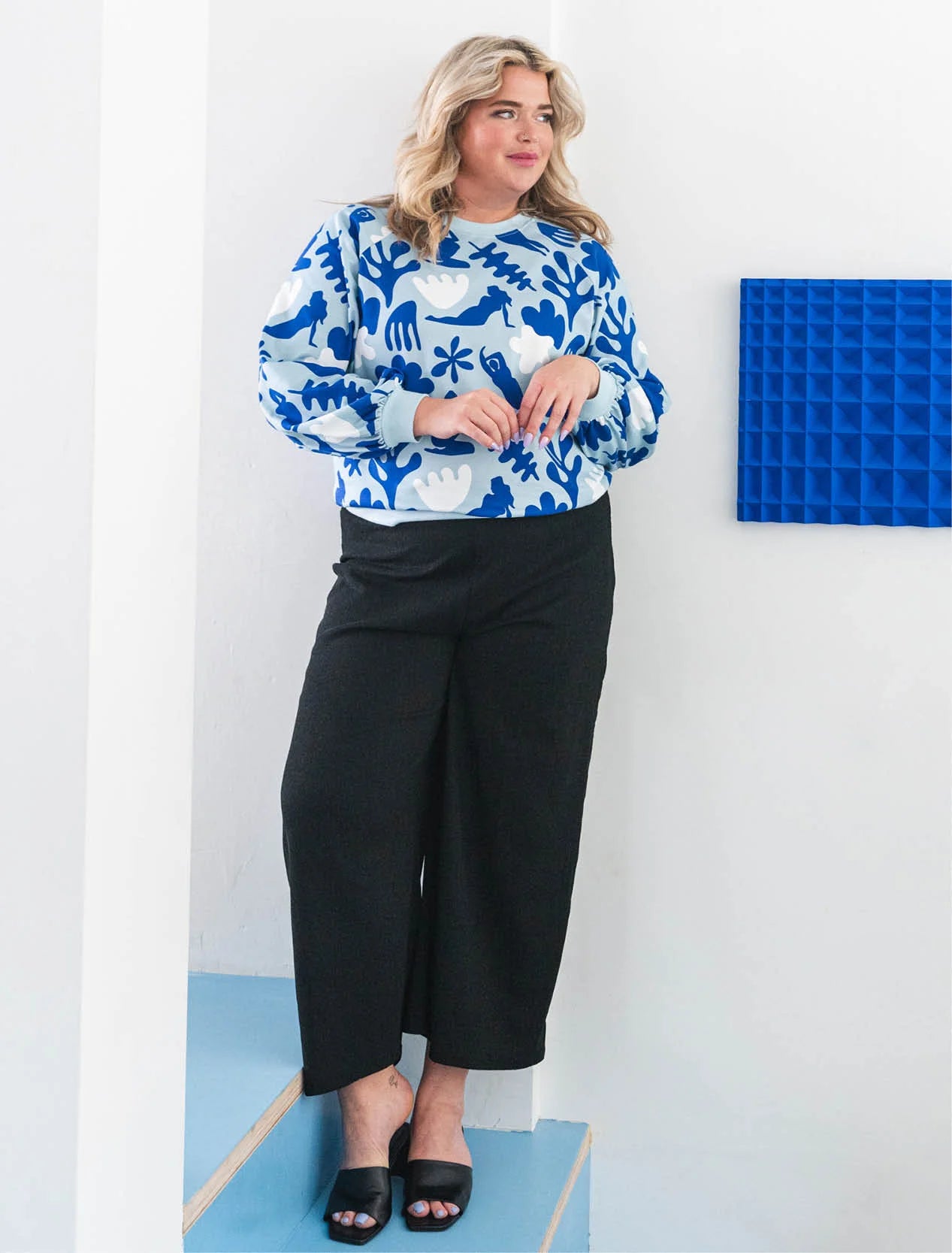 Now or Never Rita Sweater Vedenalaista Blue