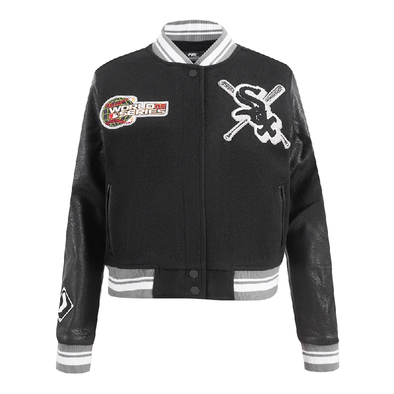 Buy More, Save More CHAMARRA UNIVERSITARIA MLB CHICAGO WHITE SOX MASH UP PARA MUJER