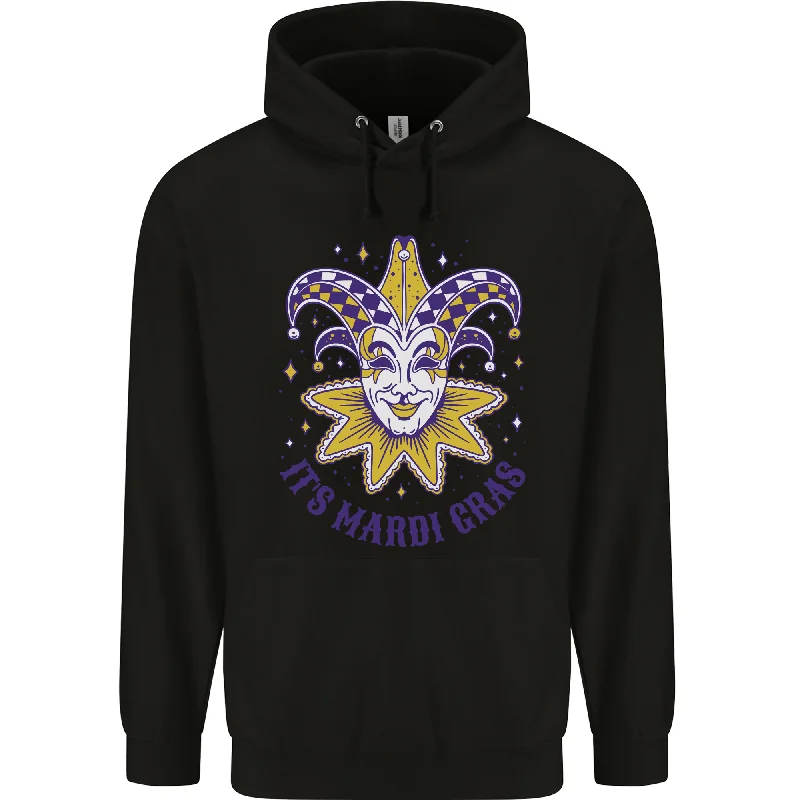 Price Smash Its Mardi Gras Mens 80% Cotton Hoodie