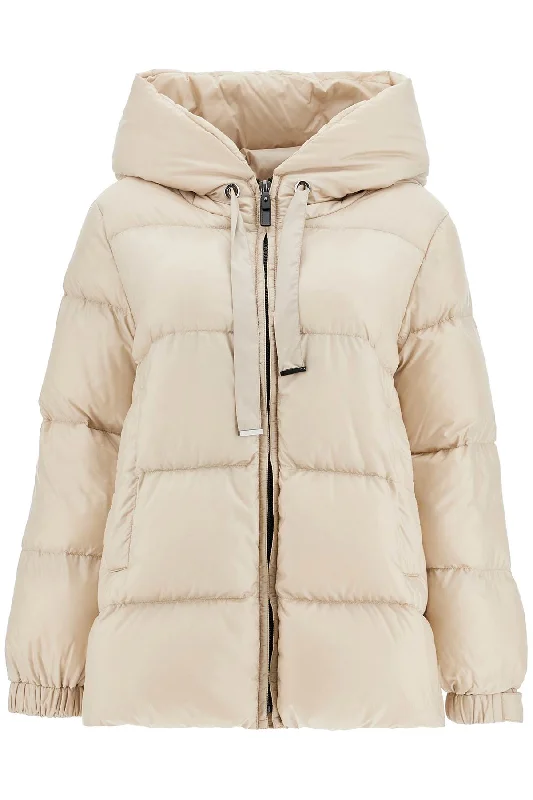 While Supplies Last Seia Short Hooded Down Jacket  - White