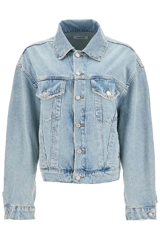 Denim Dalton Balloon Jacket With  - Blue