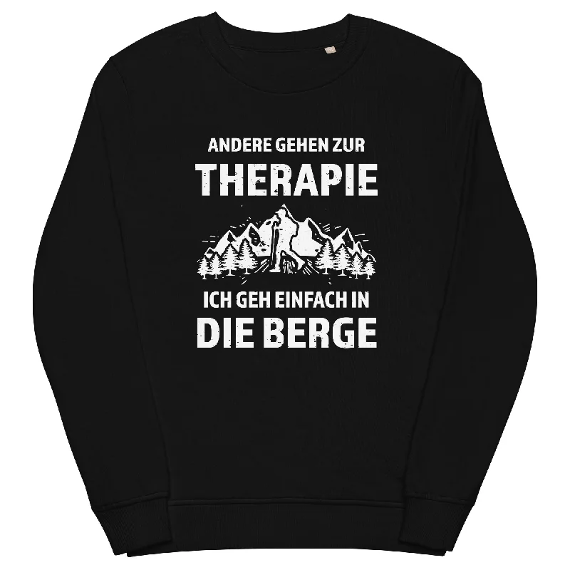 Super Sale Therapie Ich geh einfach in die Berge - Unisex Premium Organic Sweatshirt