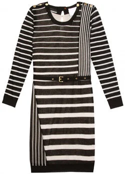 While Supplies Last Striped Knit Dress