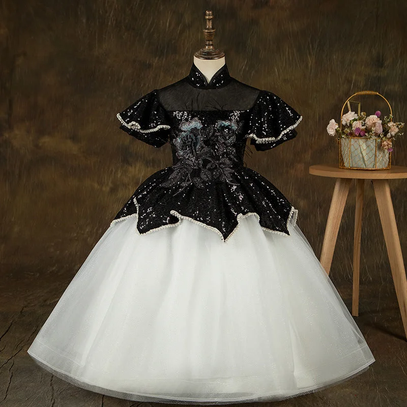 Price Break Baby Girl First Communion Dress Children Birthday Party Embroidery Sequin Puffy Pageant Dress Price Break Baby Girl First Communion Dress Children Birthday Party Embroidery Sequin Puffy Pageant Dress