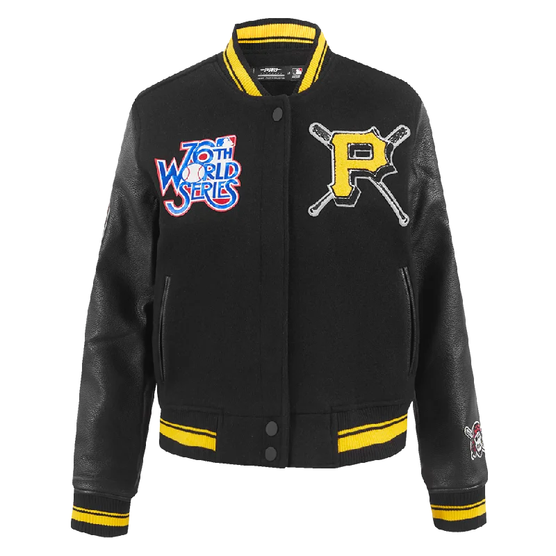 Exclusive Preview CHAMARRA UNIVERSITARIA MLB PITTSBURGH PIRATES MASH UP PARA MUJER