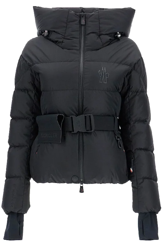 Bouquetin Hooded Puffer Jacket  - Black