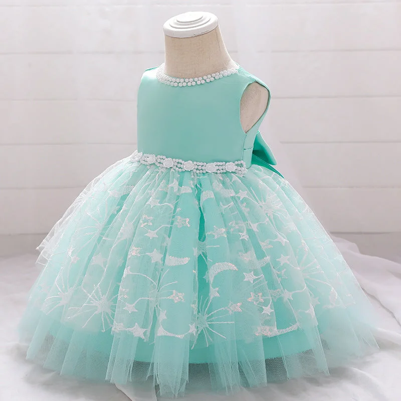 Major Savings Little Girl Dress Toddler Prom Beaded Round Neck Sleeveless Puffy Princess Dress Major Savings Little Girl Dress Toddler Prom Beaded Round Neck Sleeveless Puffy Princess Dress