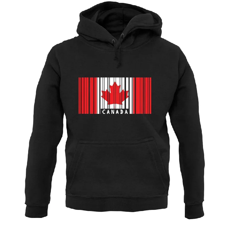 Exclusive Online Offer Canada Barcode Style Flag Unisex Hoodie