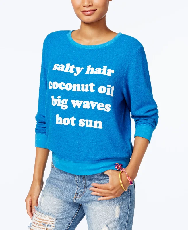 Blowout Sale Dream Scene Cotton Beach Graphic Sweatshirt