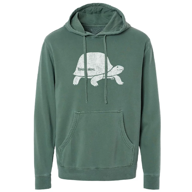 Inventory Reduction Take It Slow Vintage Wash Pullover Hoodie