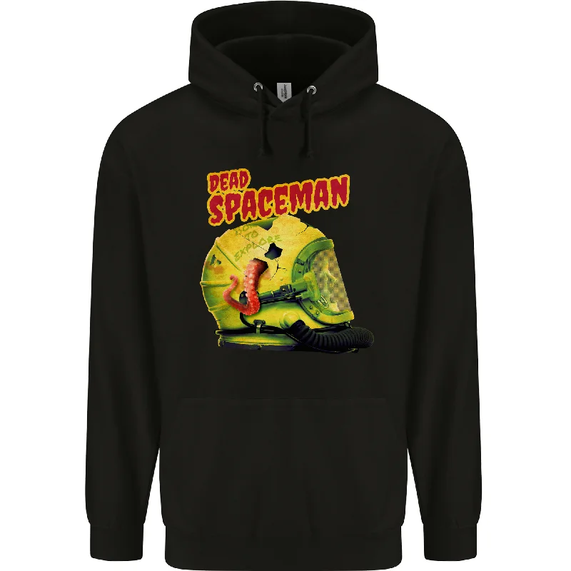 Closeout Dead Spaceman Astronaut Helmet Alien Mens 80% Cotton Hoodie